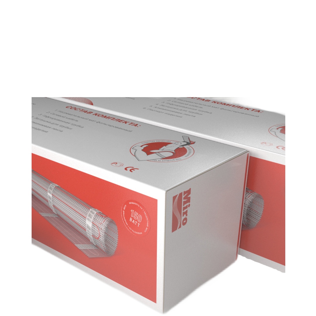 Нагревательный мат Miro 6,0 м2 - 900 Вт (150 Вт/м2)